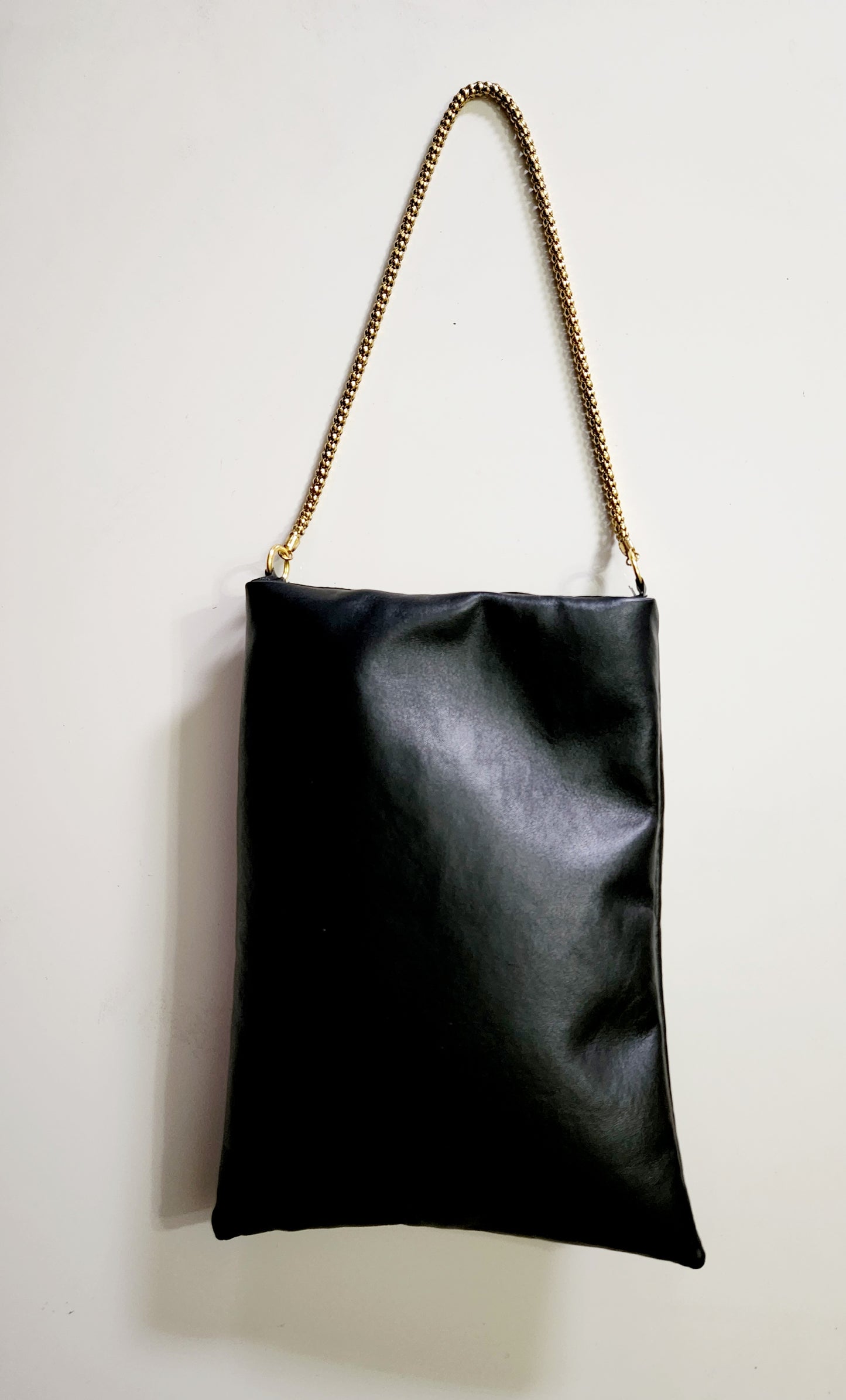 Lilliana Bag in Black Pleather