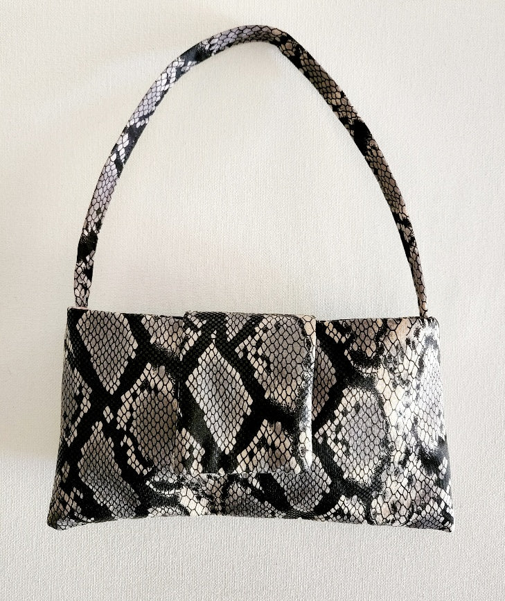 Mia Bag in Fake Snake Skin